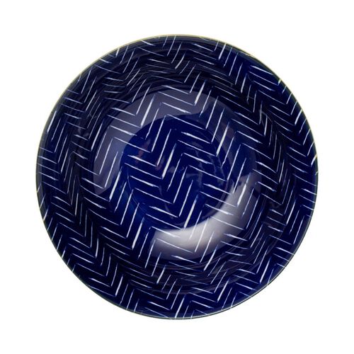 Mikasa Ramen Bowel 21X7cm Indigo Chevron